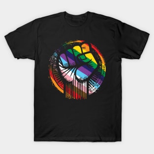 Rise. Resist. Repeat. Protest, Activism, Resistance To Protect Rights Activism Gay Pride LGBTQ rights T-Shirt